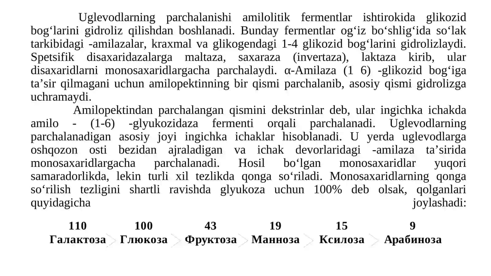 Uglevodlar almashinuvi 3
