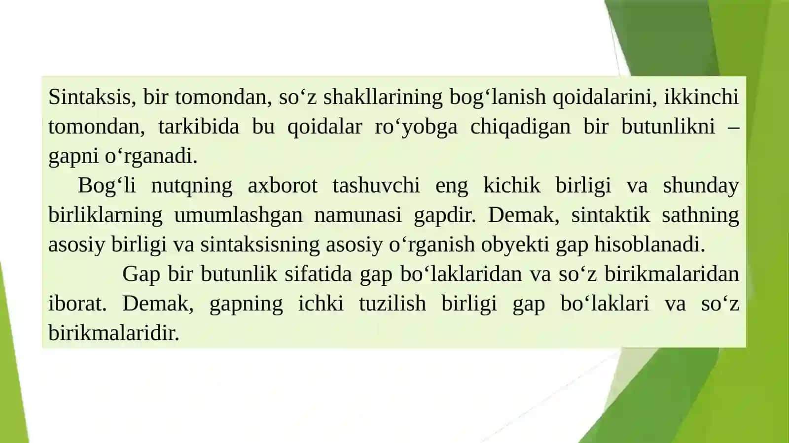 1-Ma`ruza.Sintaksis kursigakirish 3