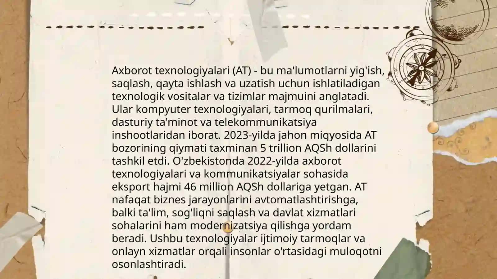 Axborot texnologiyalarining asosiy tushunchalari 3