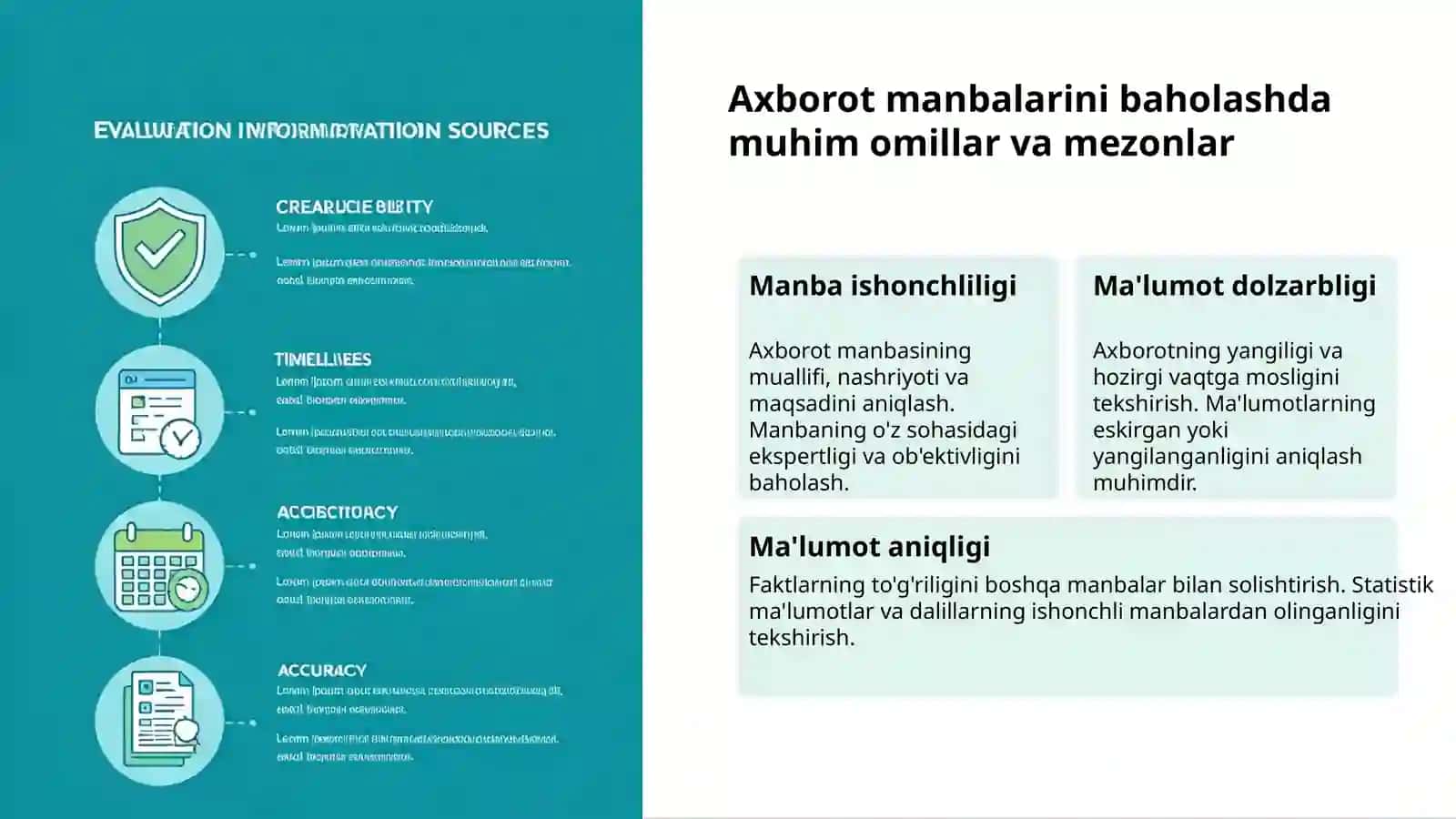 Media manbalarini tanqidiy baholash 3
