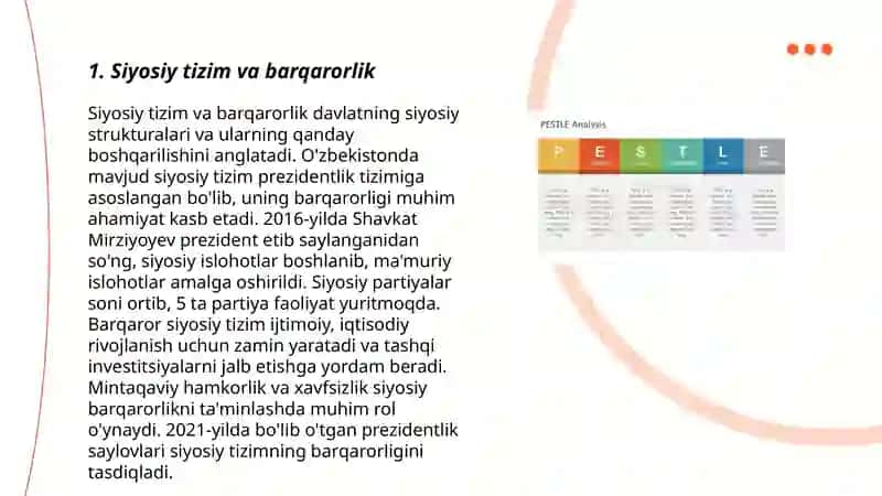 Italiya davlati (PESTLE) 3