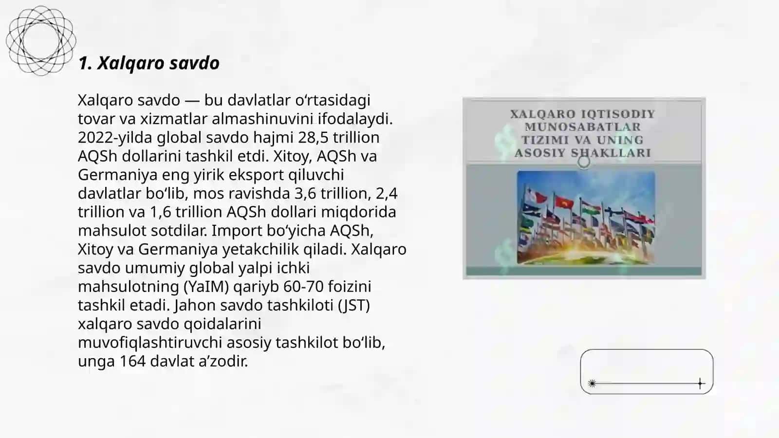 Xalqaro iqtisodiy munosabatlar 3