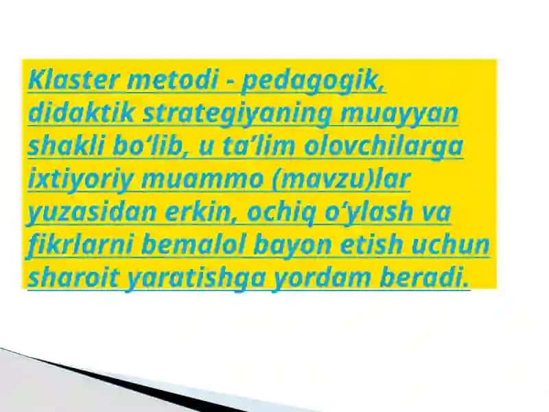 Klaster metodi 3