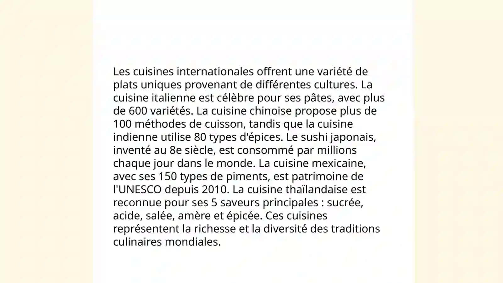 Vos gouts et votre mode de vie 3