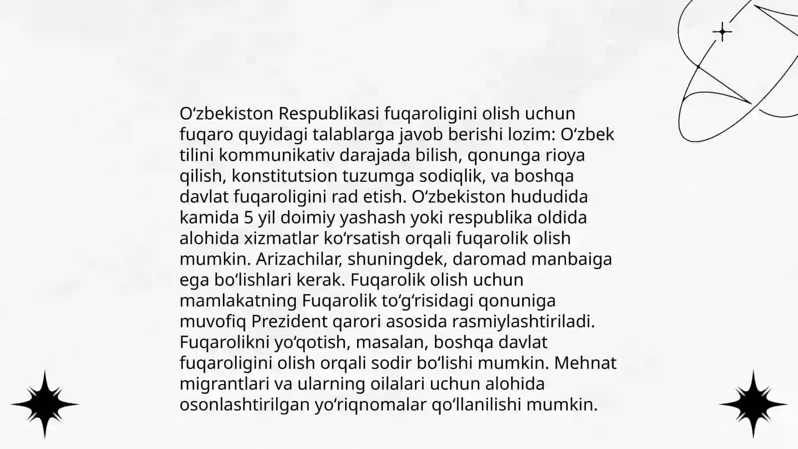 O‘zbekiston Respublikasi fuqaroligi 3