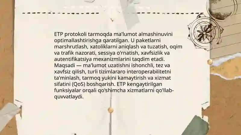 ETP protokoli 3