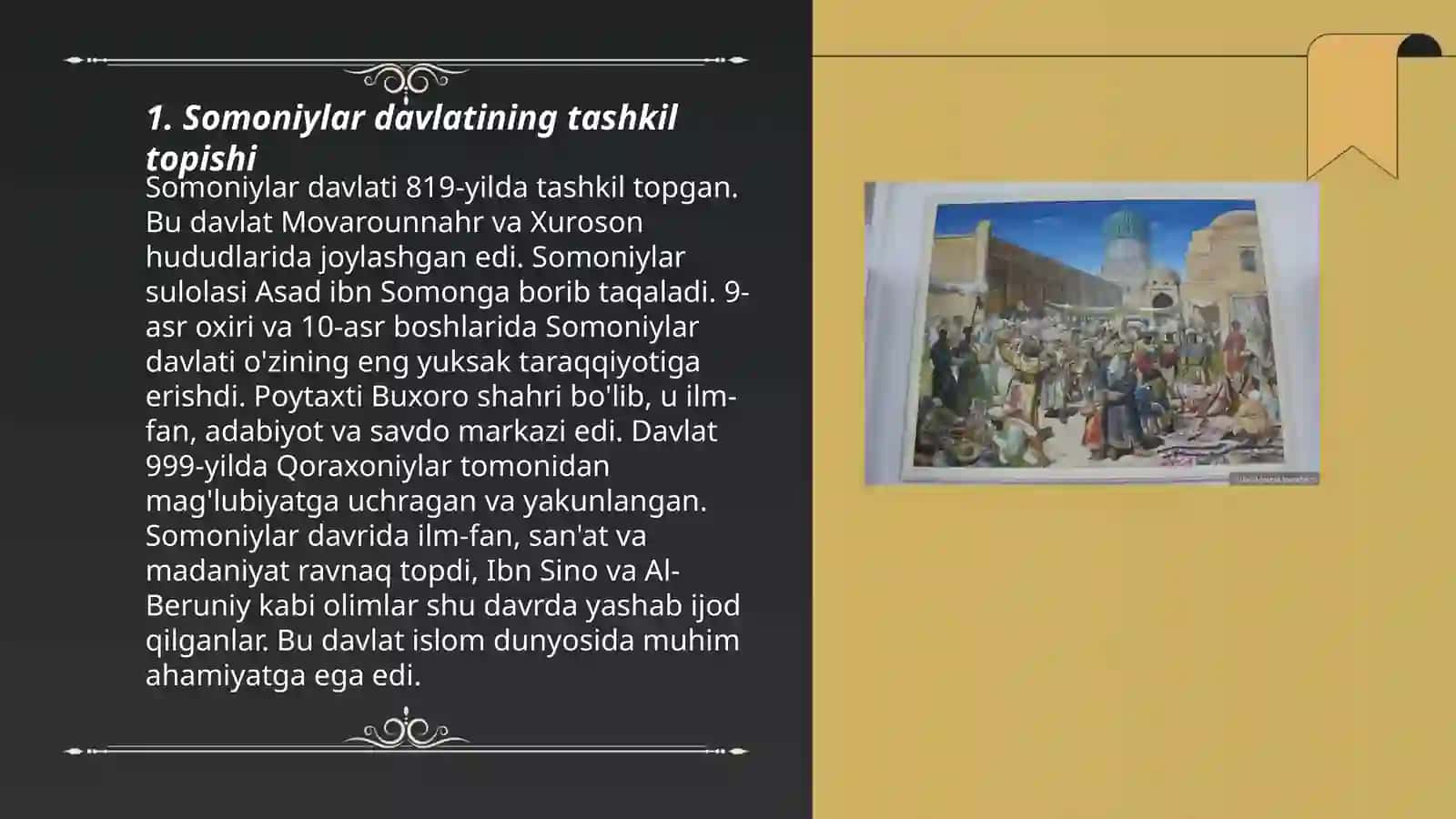 Somoniylar Davlatining Tashkil Topishi 3