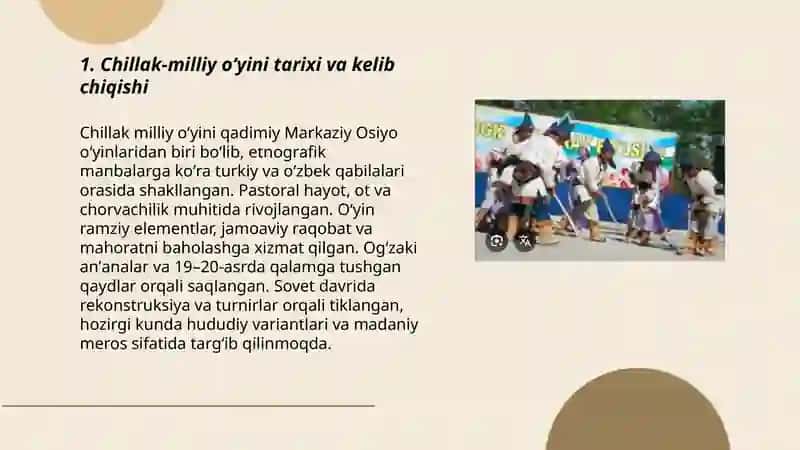 Chillak-milliy oʻyini 3