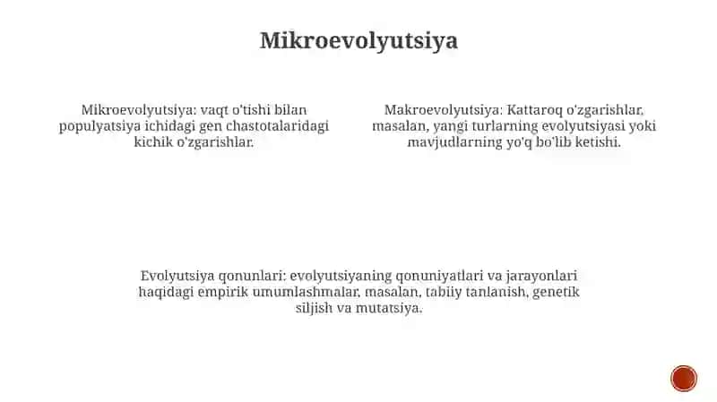 Mikro Va Makroevolutsiya Qonuniyatlari 3