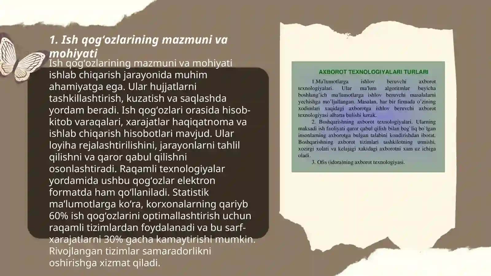 Ish qogʻozlarining grammatik tarkibi 3