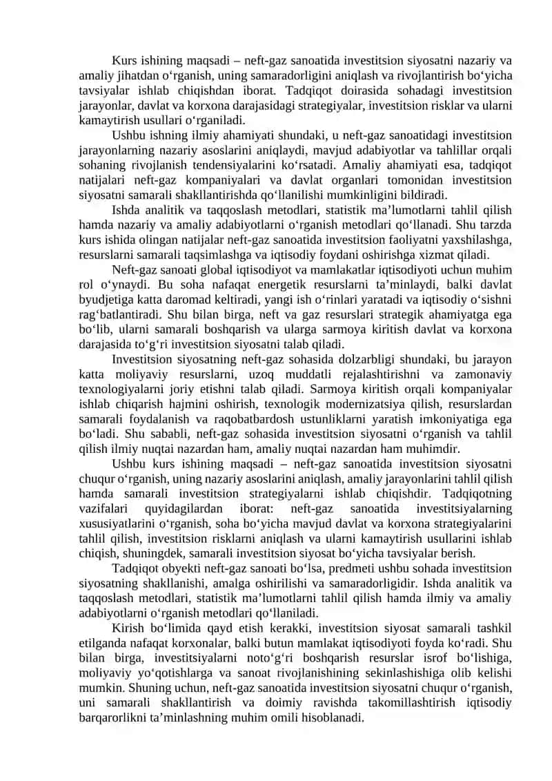 NEFT-GAZ SANOATIDA INVESTITSION SIYOSAT 3