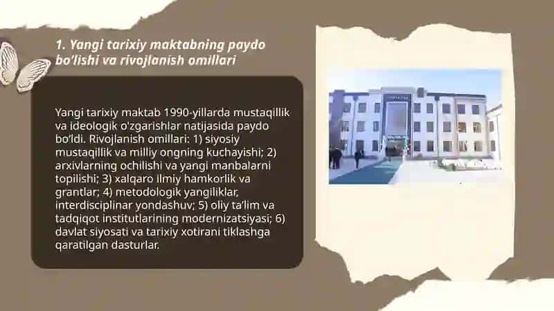 Yangi tarixiy maktab va ijtimoiy yoʻnalish 3