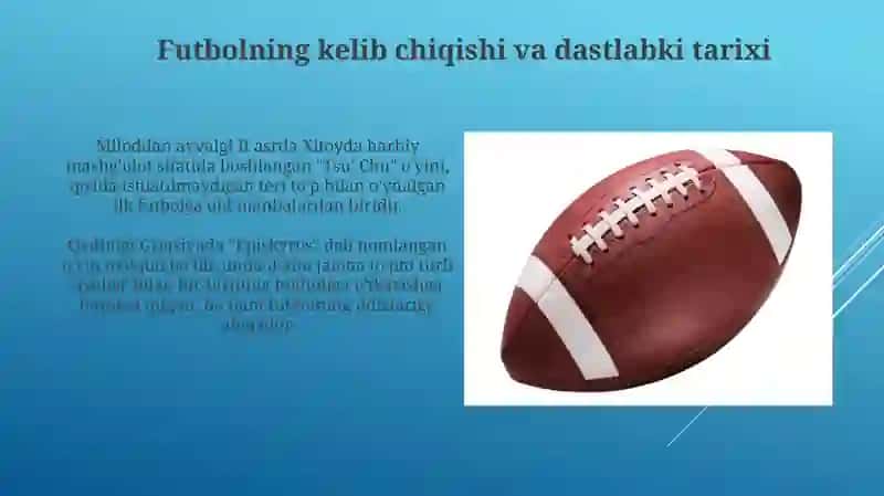Futbolninghozirgikungachabo'lgantarixi 3