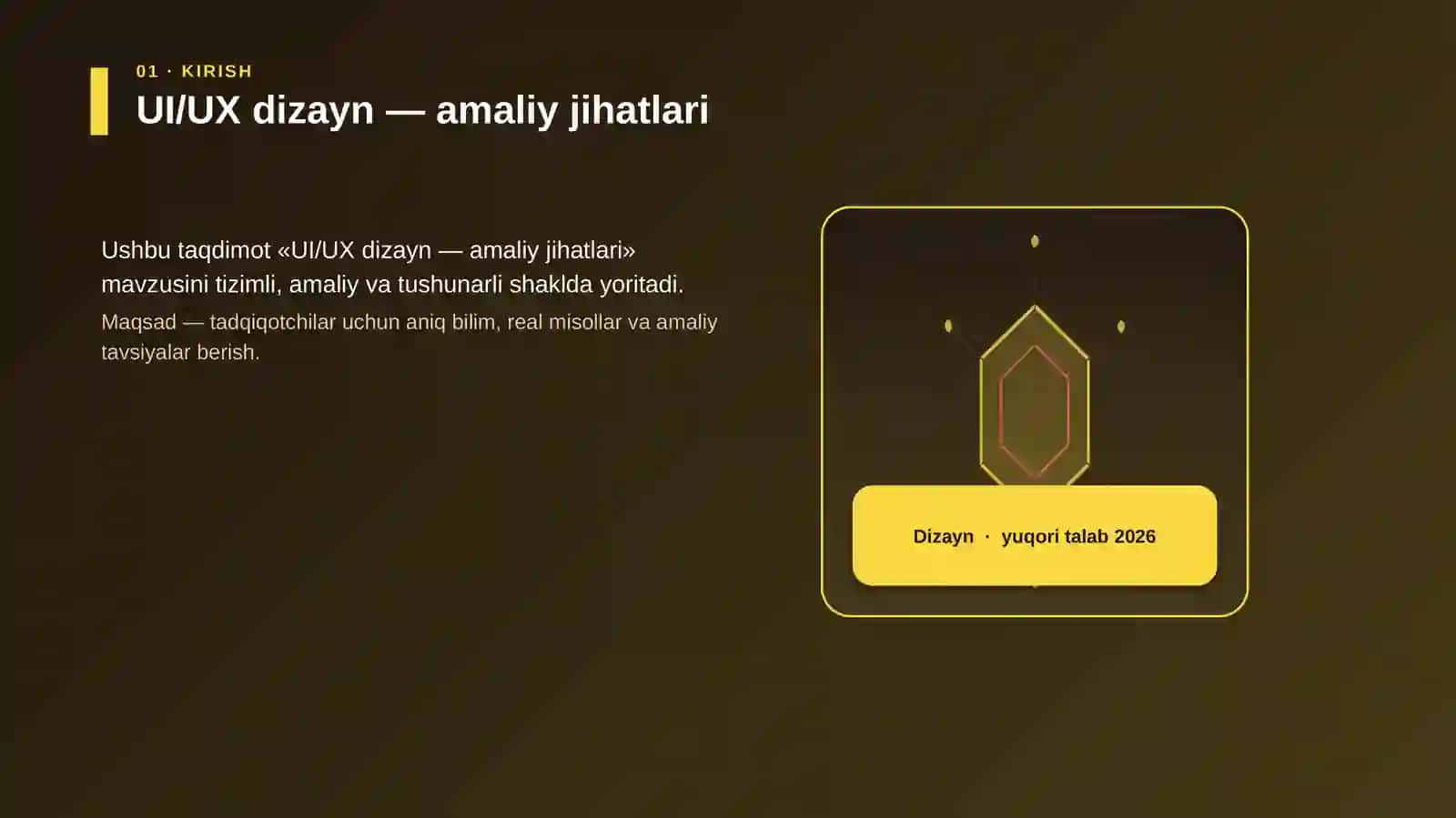 UI/UX dizayn — amaliy jihatlari 3