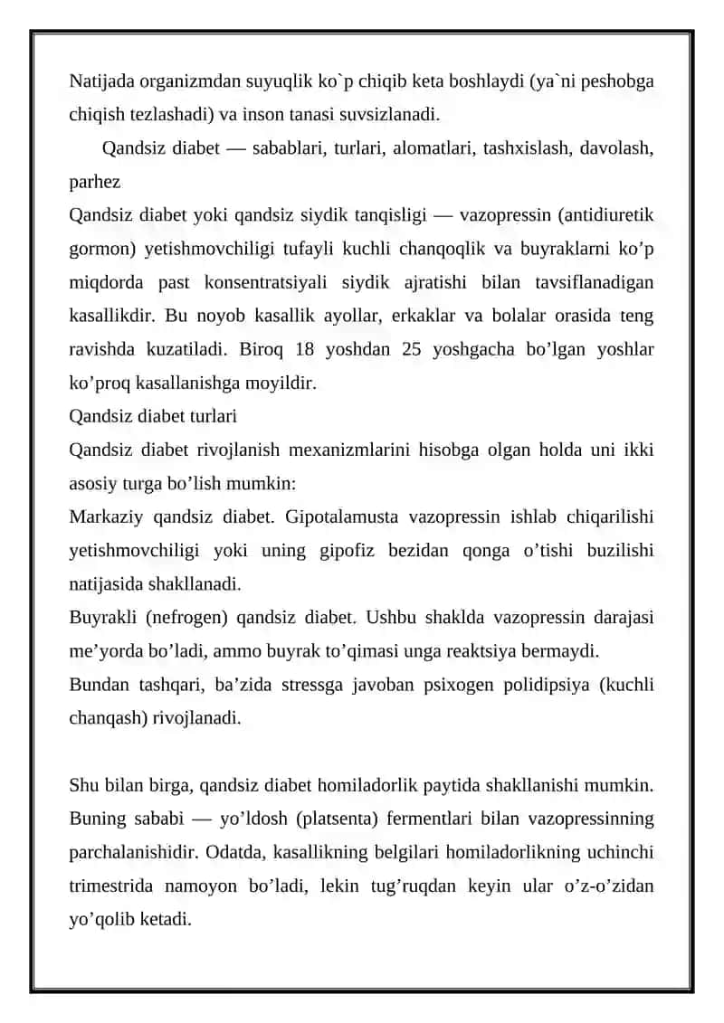 Qandsiz Diabet 3