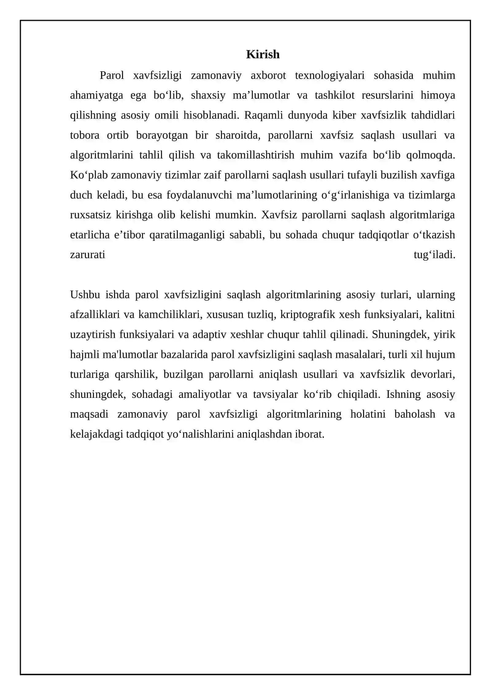 Xavfsiz parol saqlash algoritmlarini tahlil qilish 3