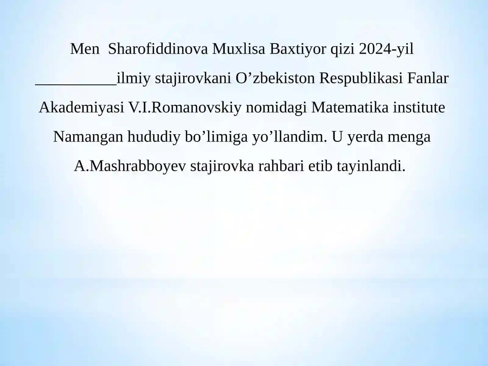 ILMIYAMALIYOT ISHI 3