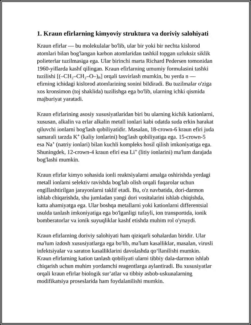 KRAUN EFIRLAR -DORI VOSITASI SIFATIDA 3