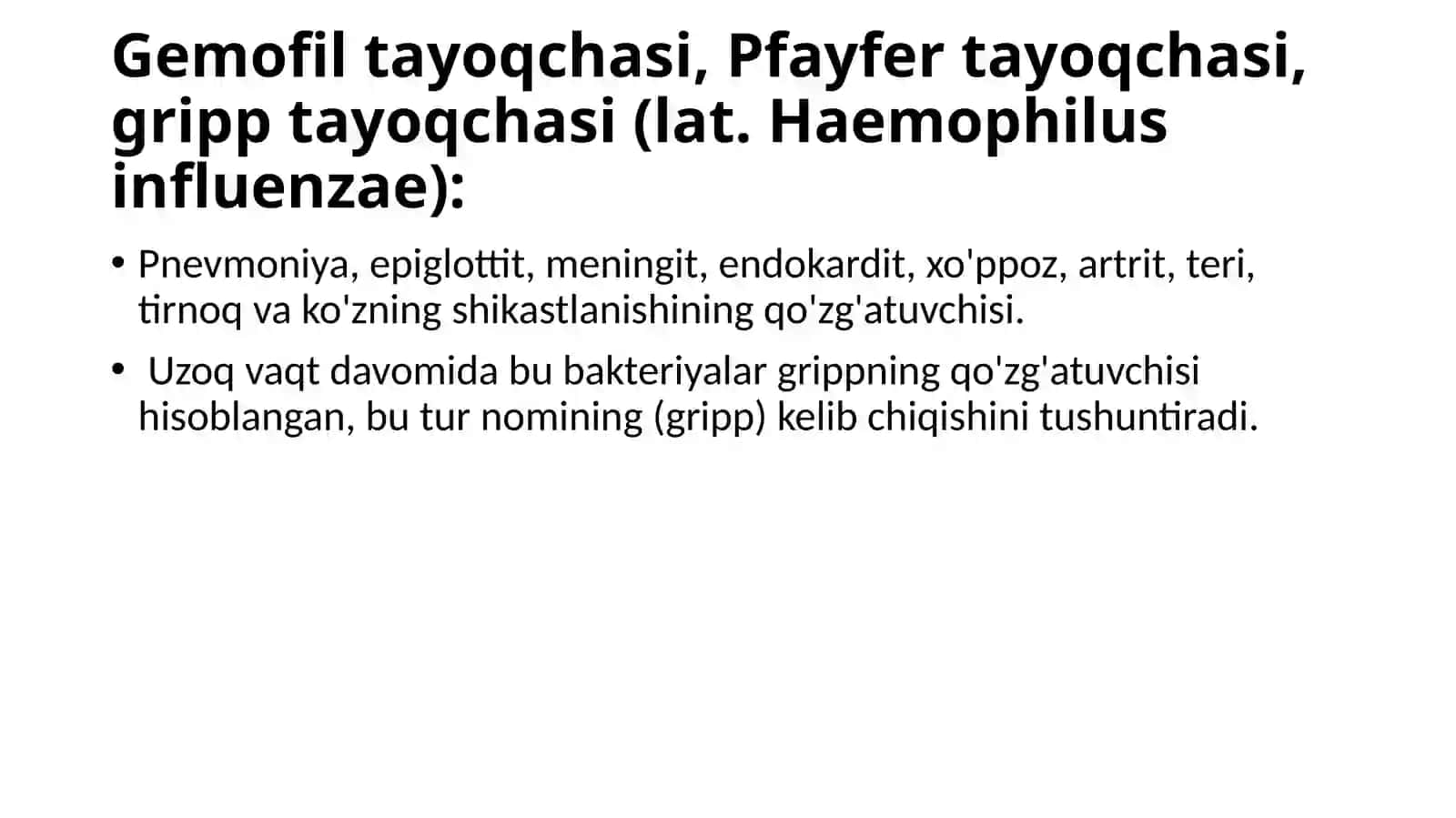Bronxit kasalligining qo'zg'atuvchilari patogenez va laboratoriya tashhisi 3