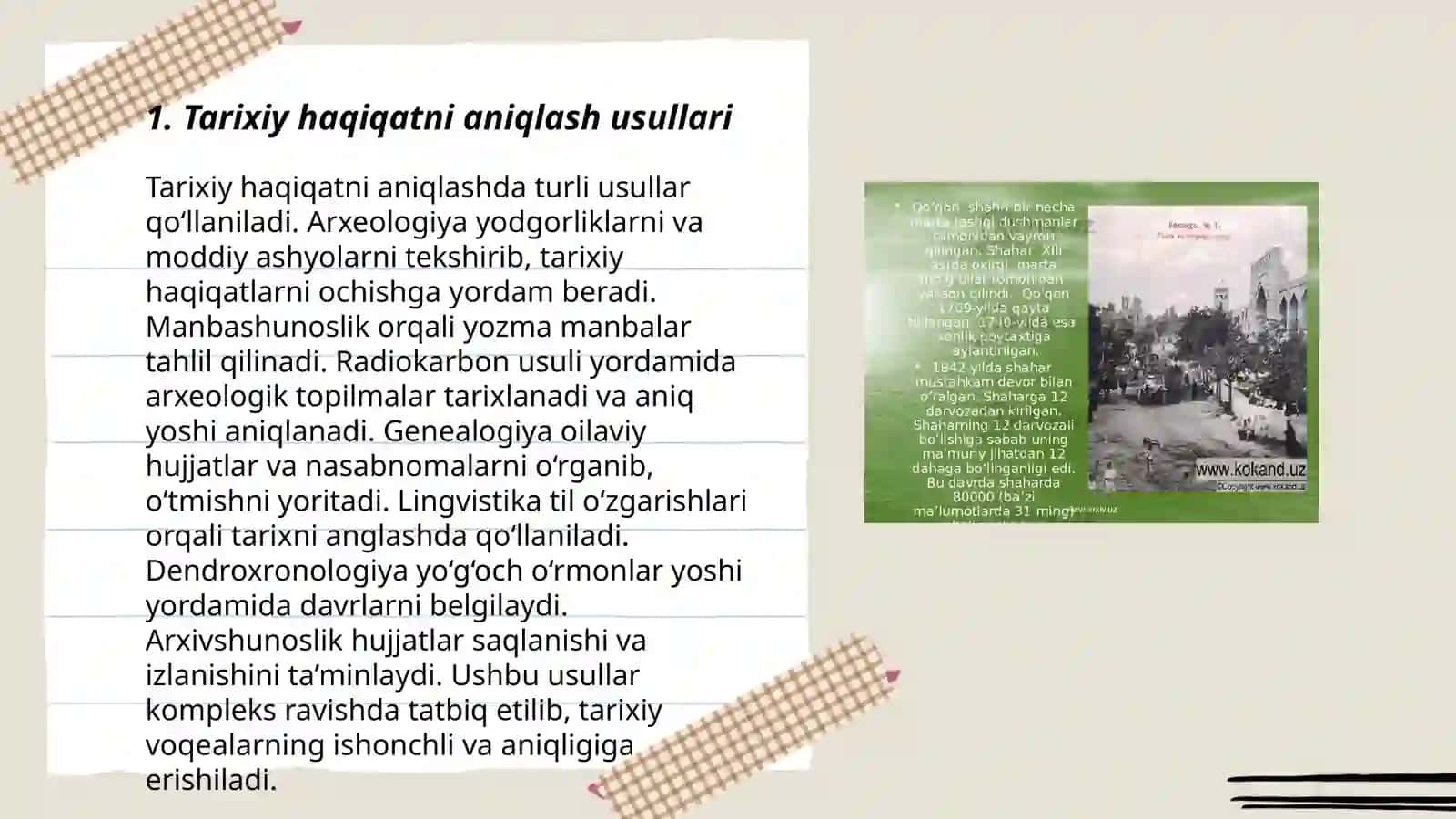 Tarix haqiqat mezoni 3