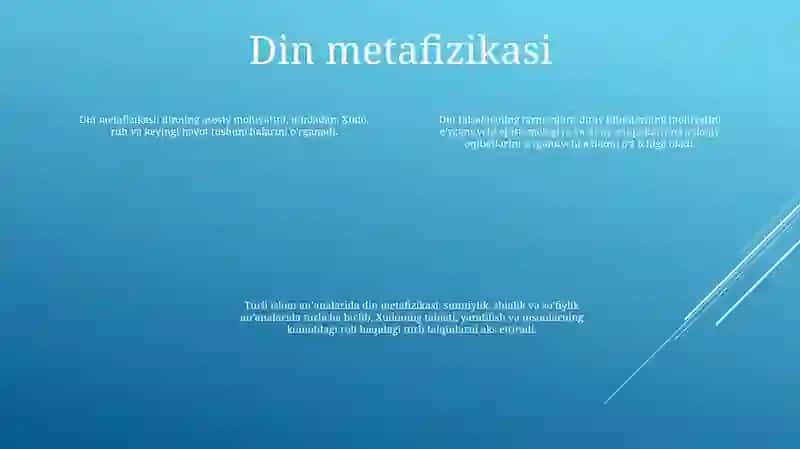 Din Falsafasining Turli Tarmoqlari 3