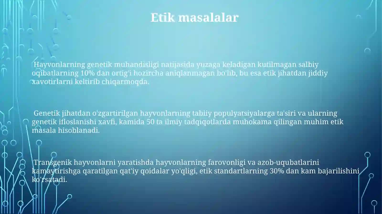 Hayvonlar gen muxandisligi 3
