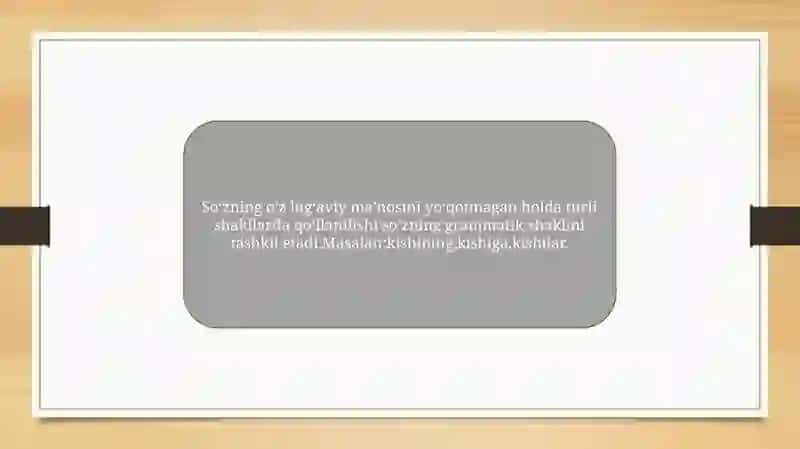 Grammatik Kategoriyalar 3