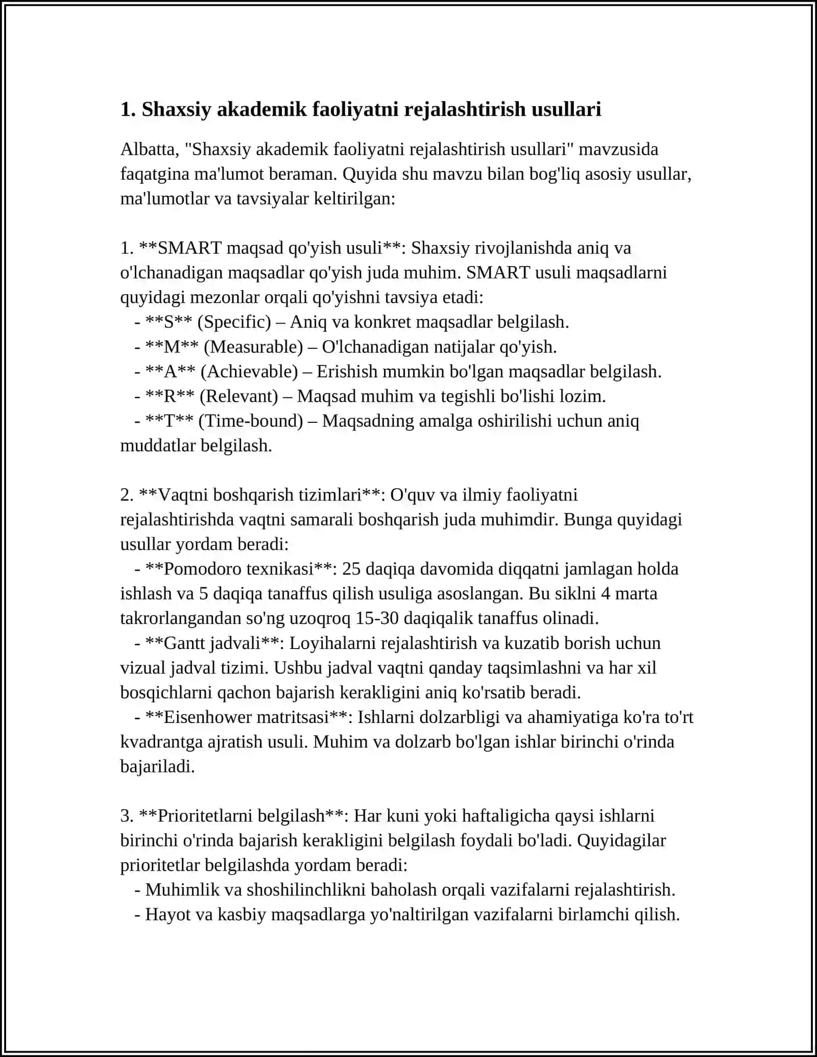 SHAXSIY AKADEMIK FAOLIYATI VA UNI TASHKIL QILISH VOSITALARI 3