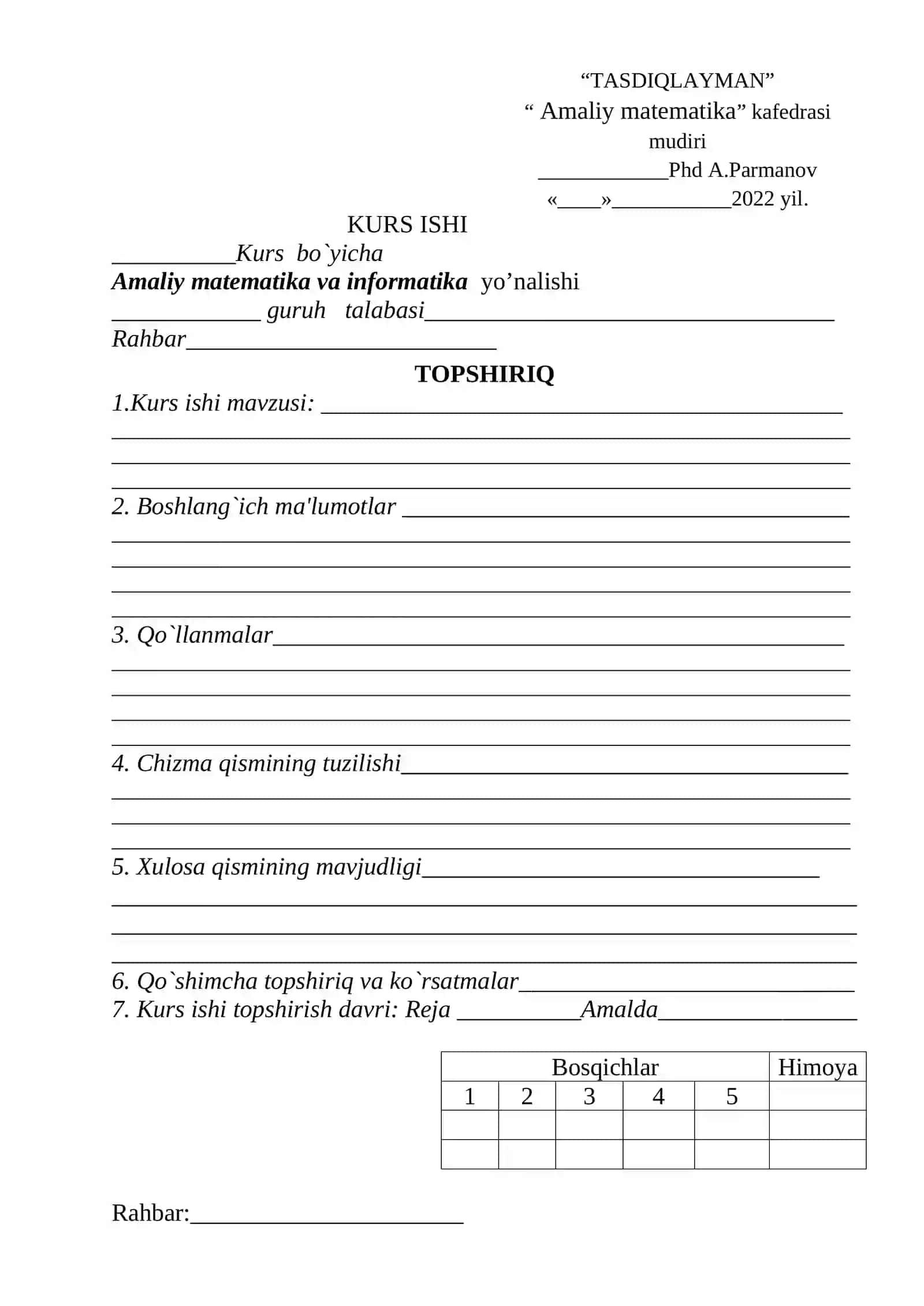 Amaliy matematika va informatika 3