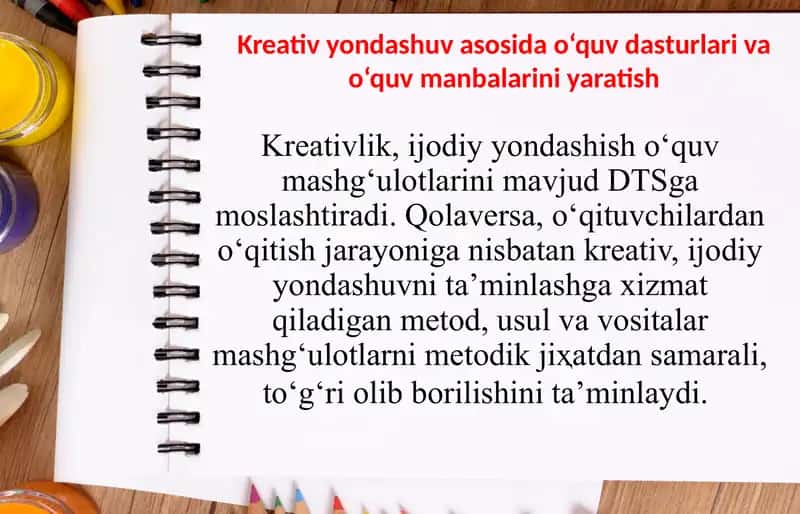 Didaktik ta’minotni yaratishga kreativ yondashish 3