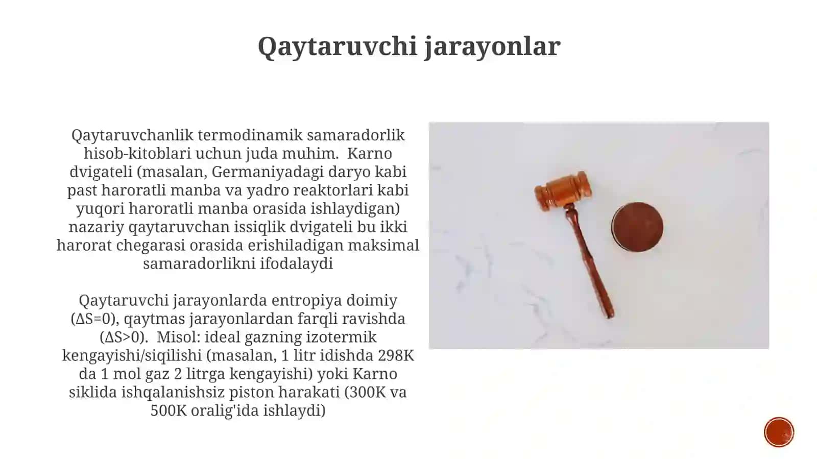Qaytaruvchi jarayonlar 3