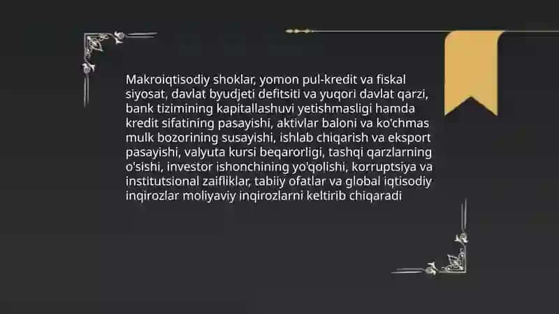 Moliyaviy inqirozlar 3