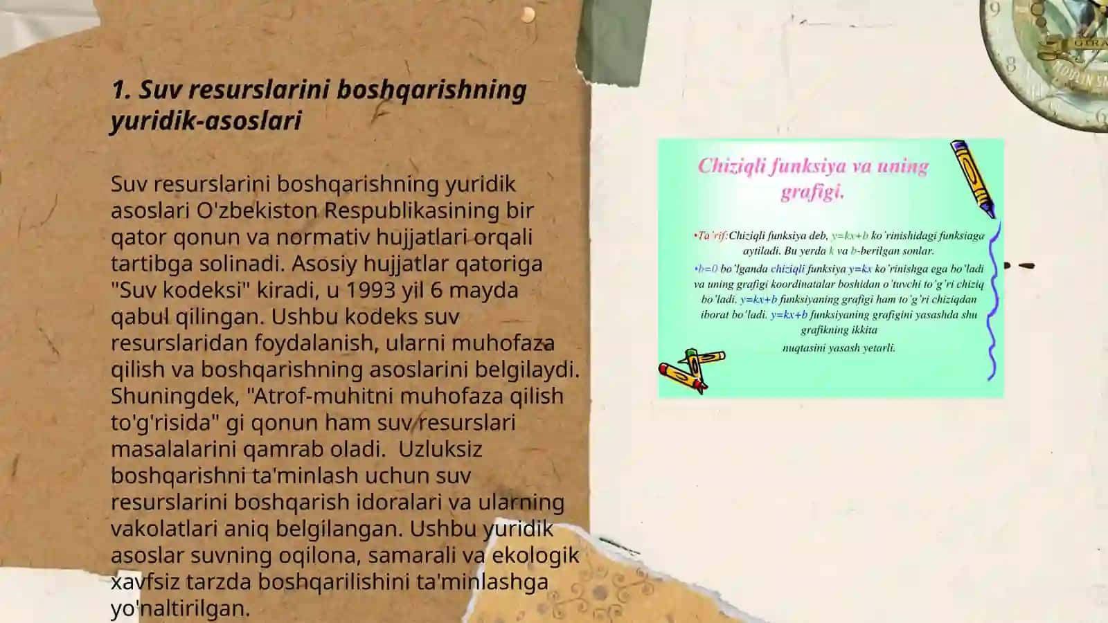Suv resurslaridan foydalanish muammolari 3