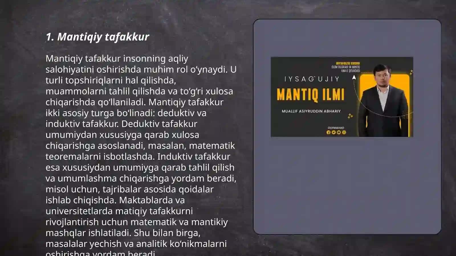 Mantiq falsafasi 3