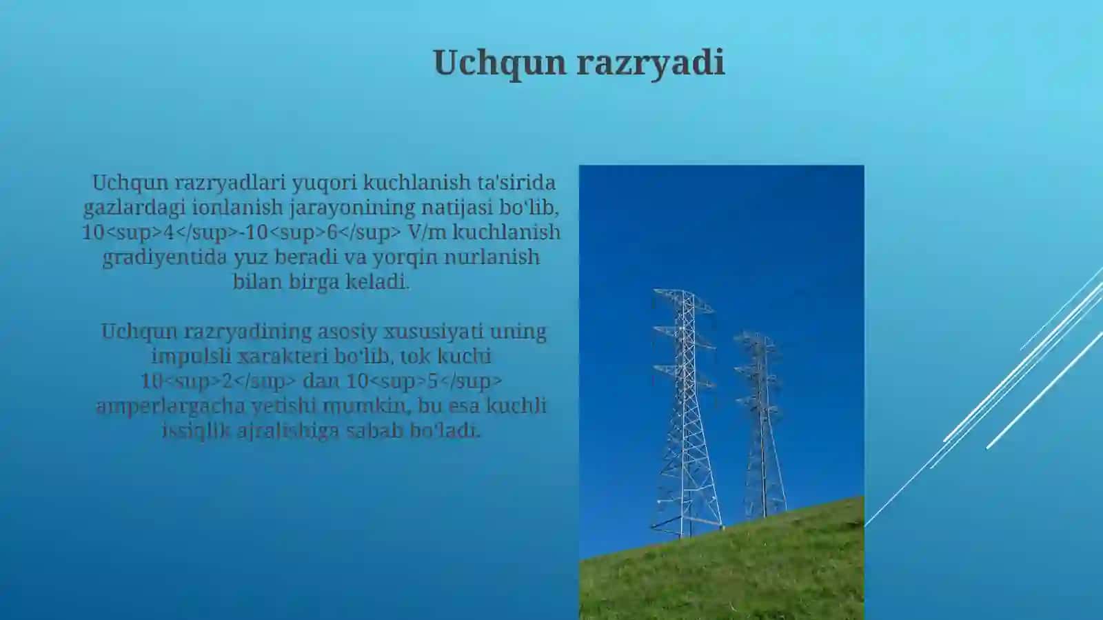 Gazlarda elektr toki va Gaz zaryadlari 3