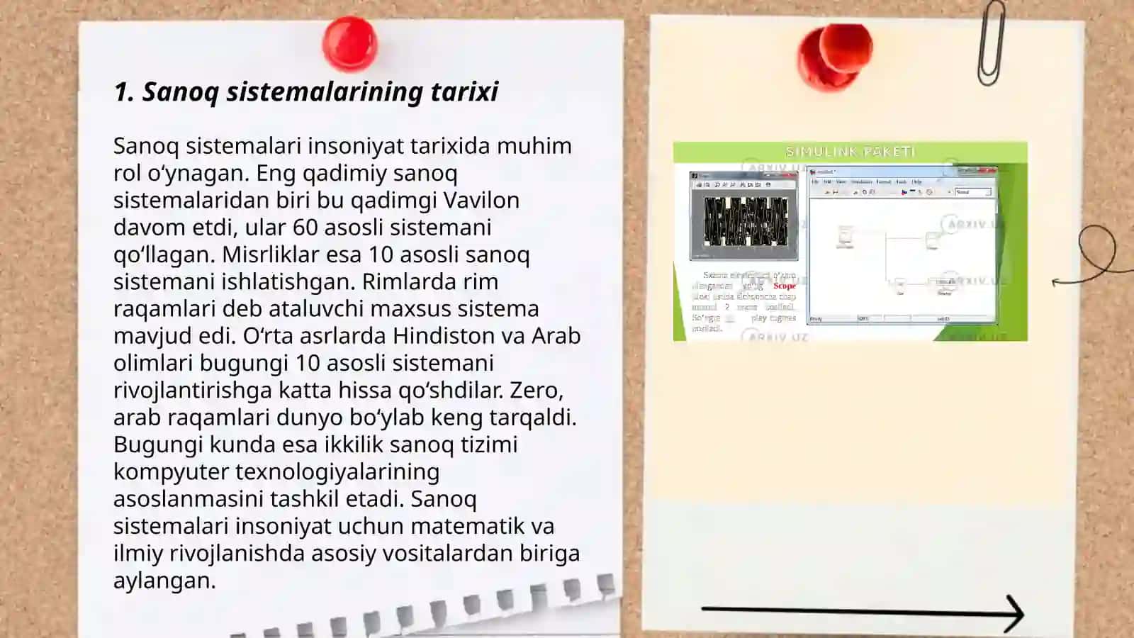 Sanoq sistemalariga oid resurs tayyorlash 3
