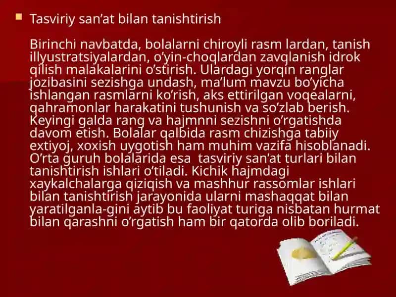 Rasm chizish va san'at 3