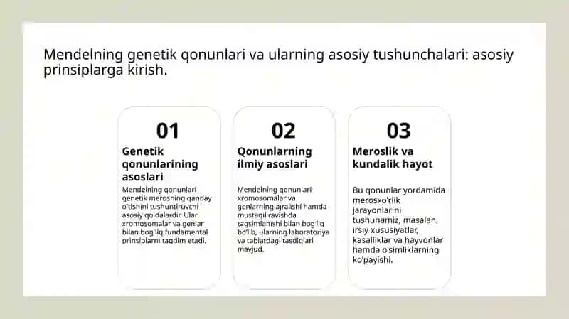 Mendelning 1-2- qonunlari 3