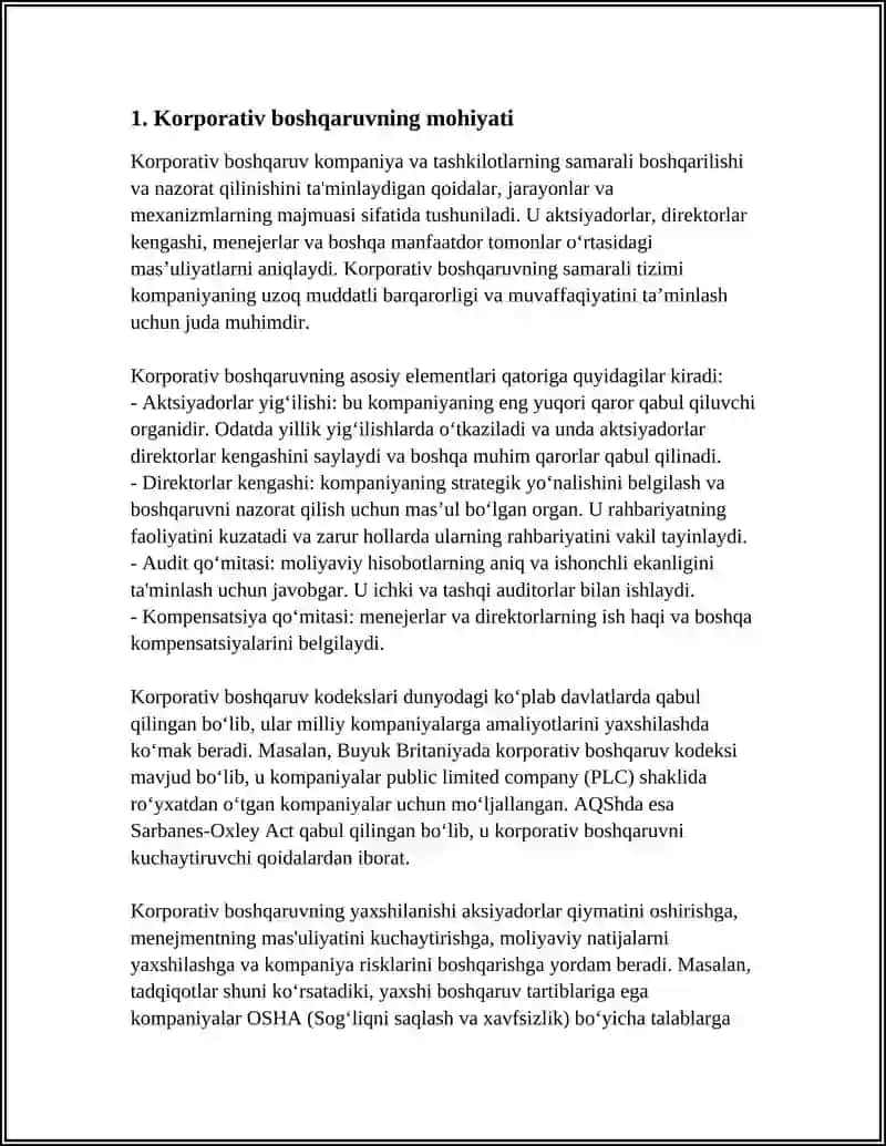 KORPARATIV BOSHQARUV 3
