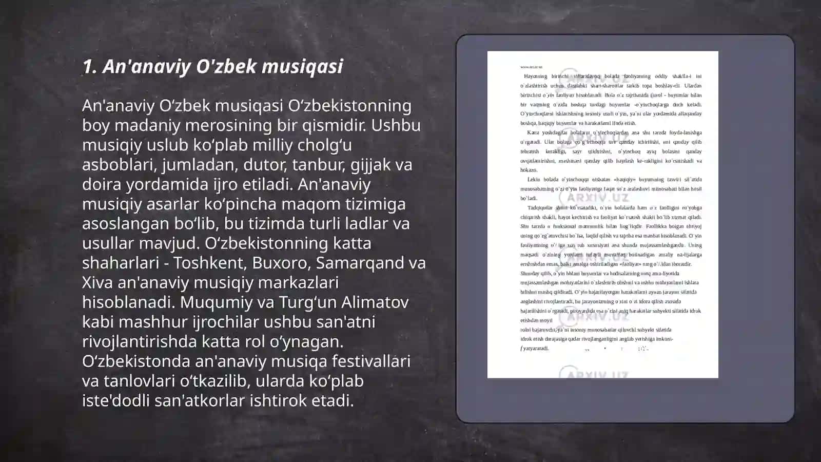 Musiqiy faoliyat turlari 3
