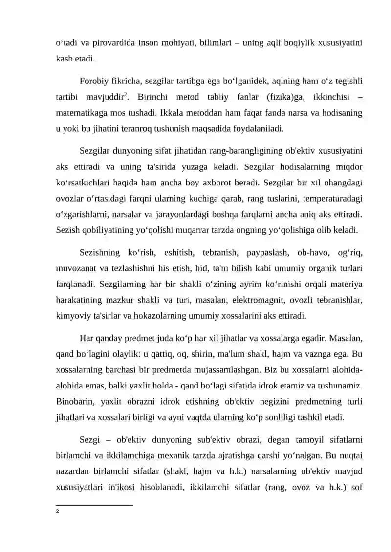 Bilishning darajalari 3