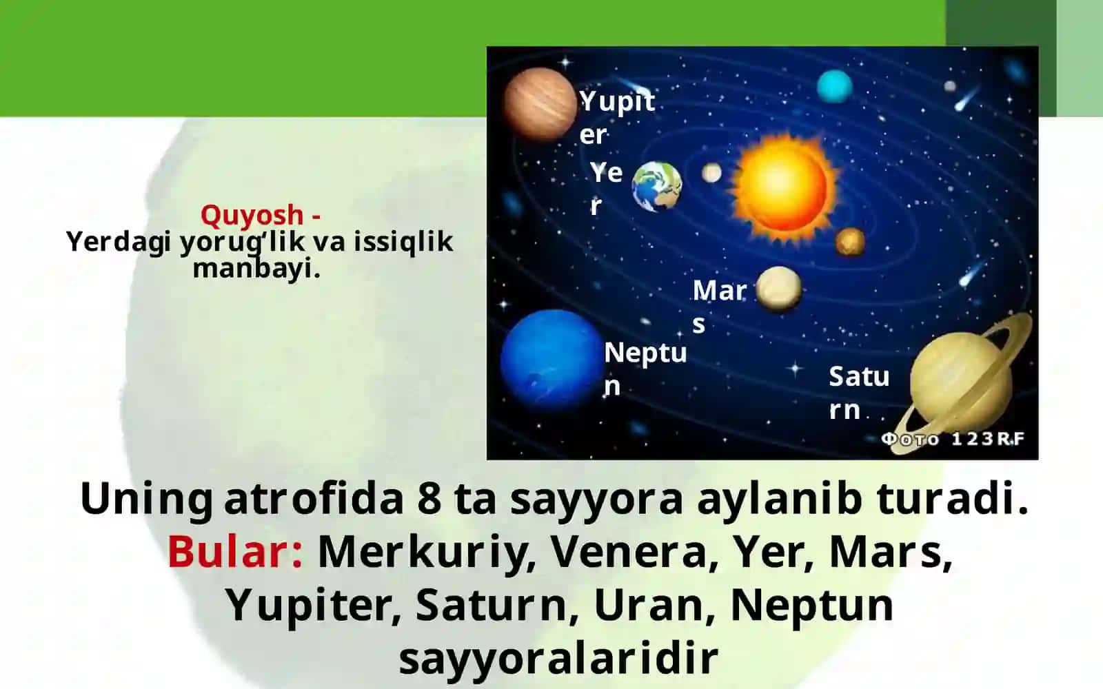 Quyosh, Oy va yulduzlar 3