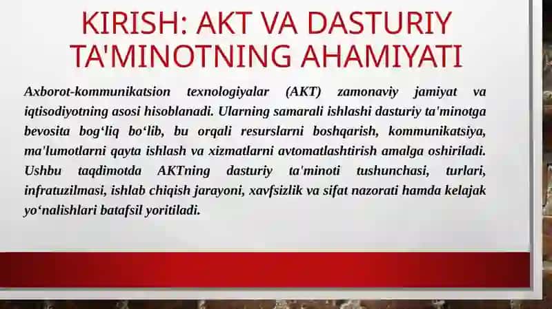 Dasturiy taʼminot 3