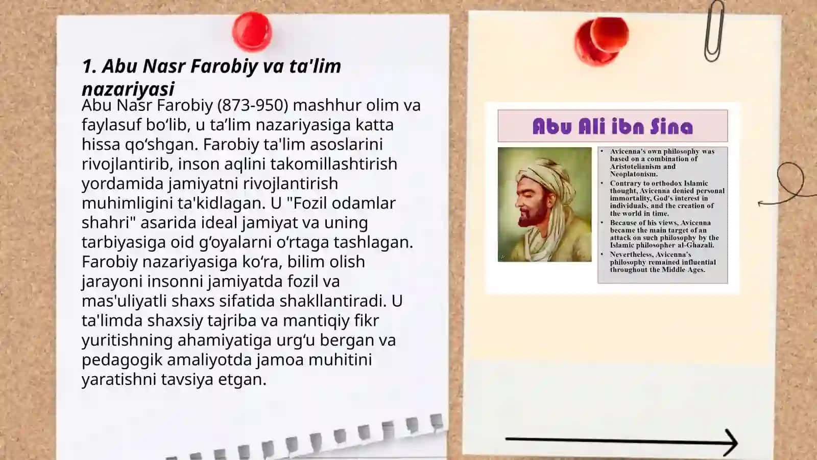 Abu Nasr Farobiy va Abu Ali ibn Sinoning pedagogik gʻoyalari 3