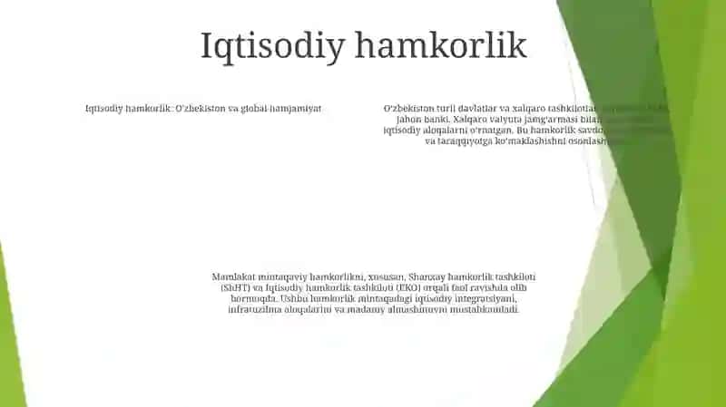 O'zbekistonning diplomatik aloqalari: ufqlarning kengayishi 3