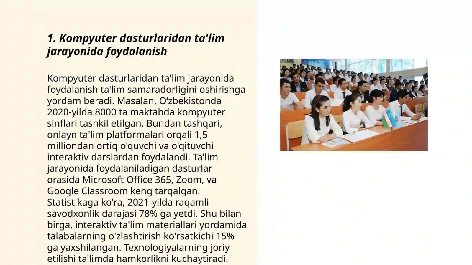 Kompyuter dasturlaridan ta'lim jarayonida foydalanish 3