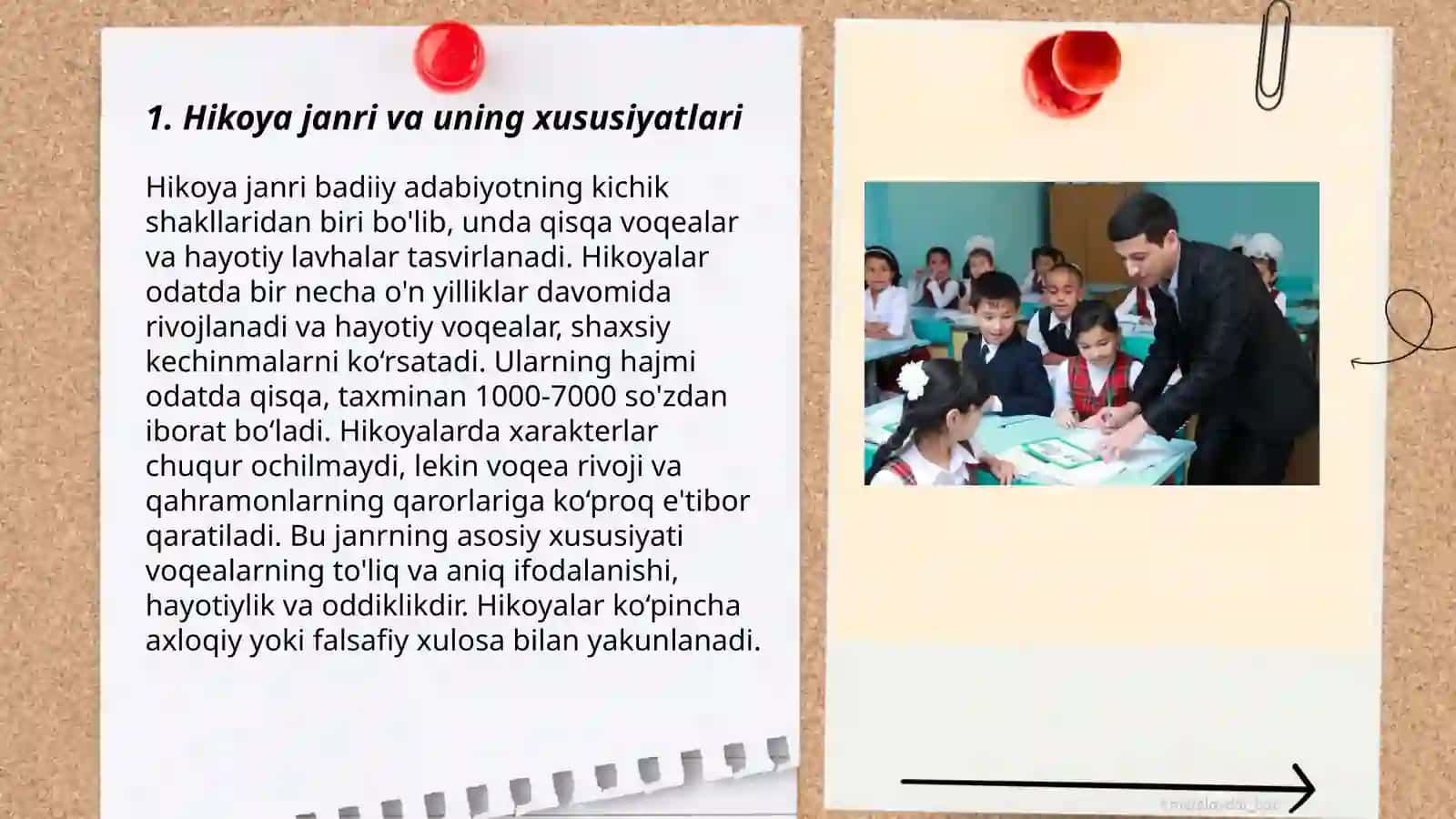 Hikoya matni tahlili 3
