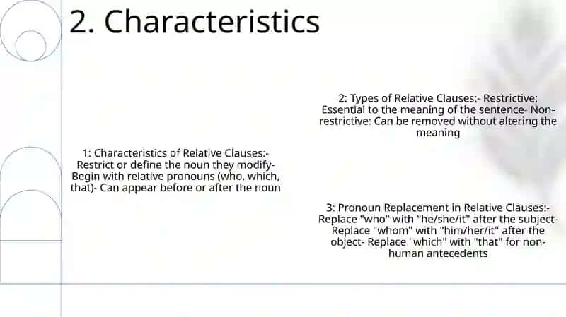 Relative Clause 3