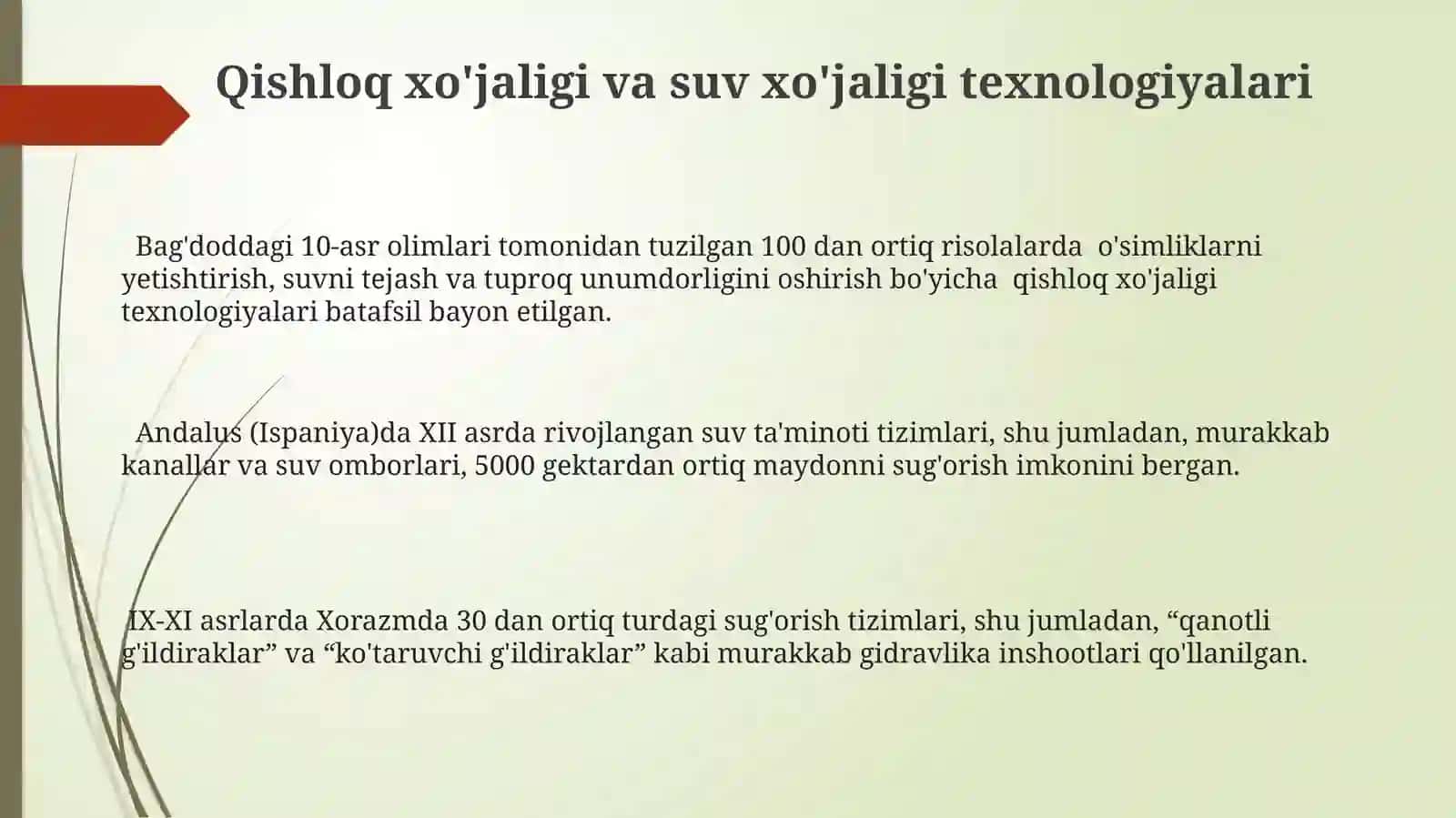 Islom dunyosida fan va texnika yutuqlari 3