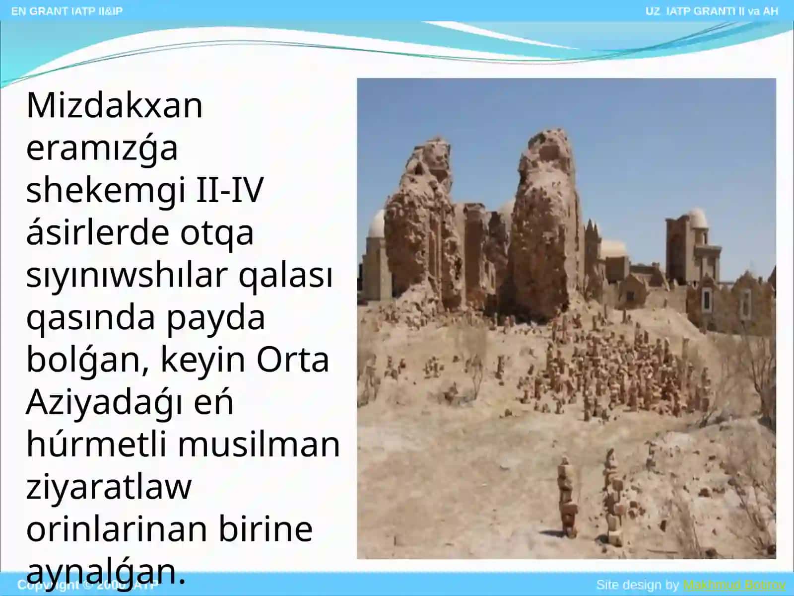 Mizdakxan arxeologiyalıq kompleksi 3